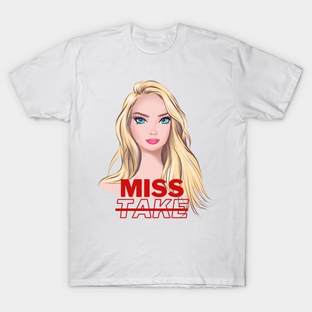 Miss mistake T-Shirt by WEARDROBES